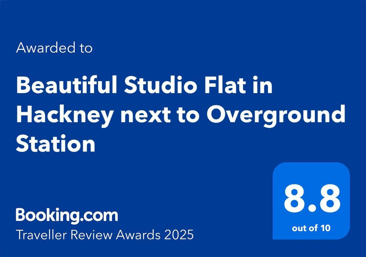 Beautiful Studio Flat In Hackney Next To Overground Station Лондон Екстер'єр фото